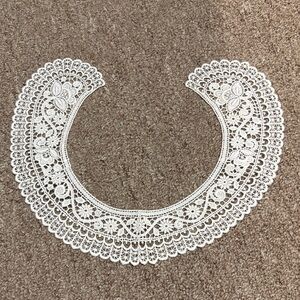 Belguim Elegant White Lace Collar Necklace Handmade